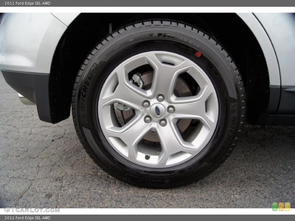 2011 Ford Edge SEL AWD Wheel and Tire Photo #43962702