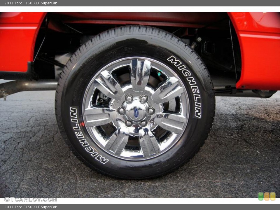 2011 Ford F150 XLT SuperCab Wheel and Tire Photo #43965216
