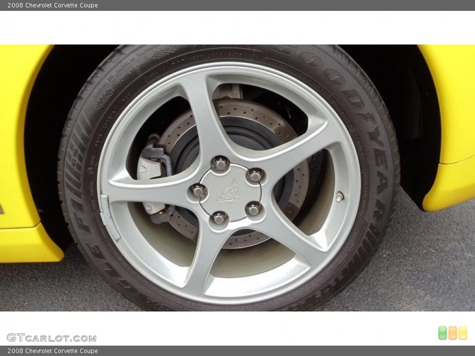 2008 Chevrolet Corvette Coupe Wheel and Tire Photo #43968693