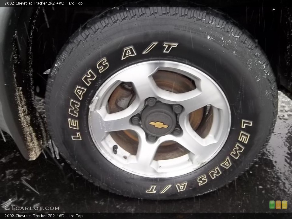 2002 Chevrolet Tracker ZR2 4WD Hard Top Wheel and Tire Photo #43987304