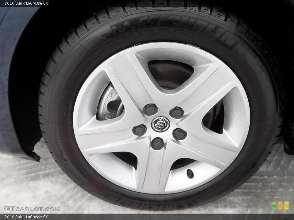 2010 Buick LaCrosse CX Wheel and Tire Photo #43987840