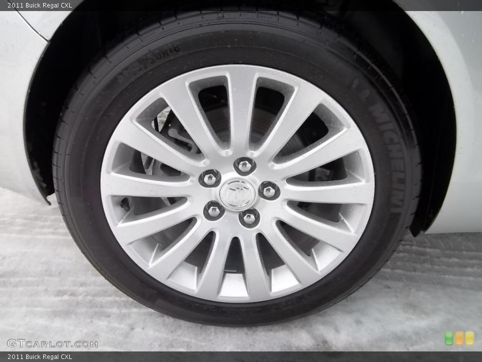2011 Buick Regal CXL Wheel and Tire Photo #43989000