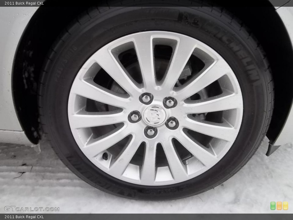 2011 Buick Regal CXL Wheel and Tire Photo #43989004