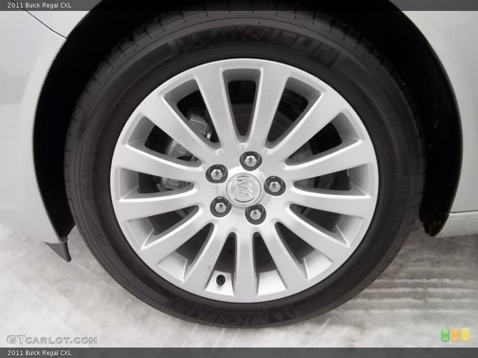 2011 Buick Regal CXL Wheel and Tire Photo #43989008