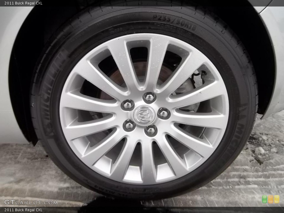 2011 Buick Regal CXL Wheel and Tire Photo #43989012