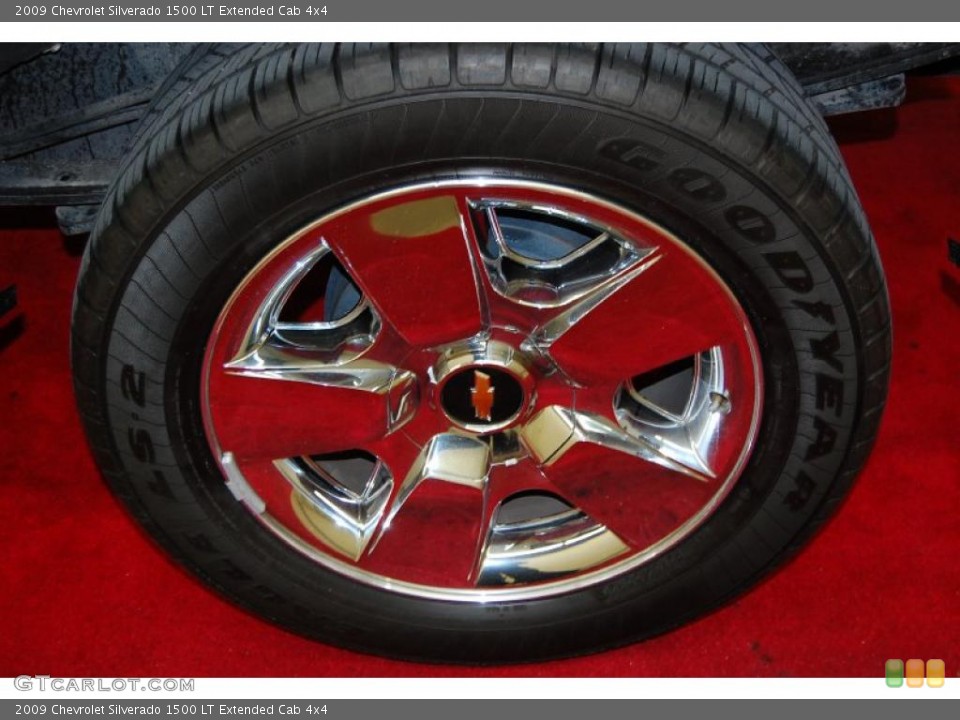 2009 Chevrolet Silverado 1500 LT Extended Cab 4x4 Wheel and Tire Photo #44001539