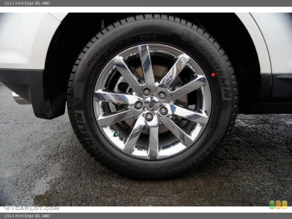 2011 Ford Edge SEL AWD Wheel and Tire Photo #44018764