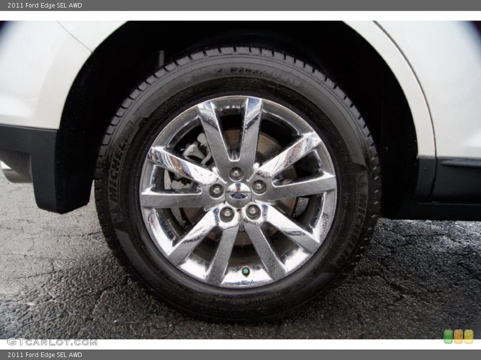 2011 Ford Edge SEL AWD Wheel and Tire Photo #44019432