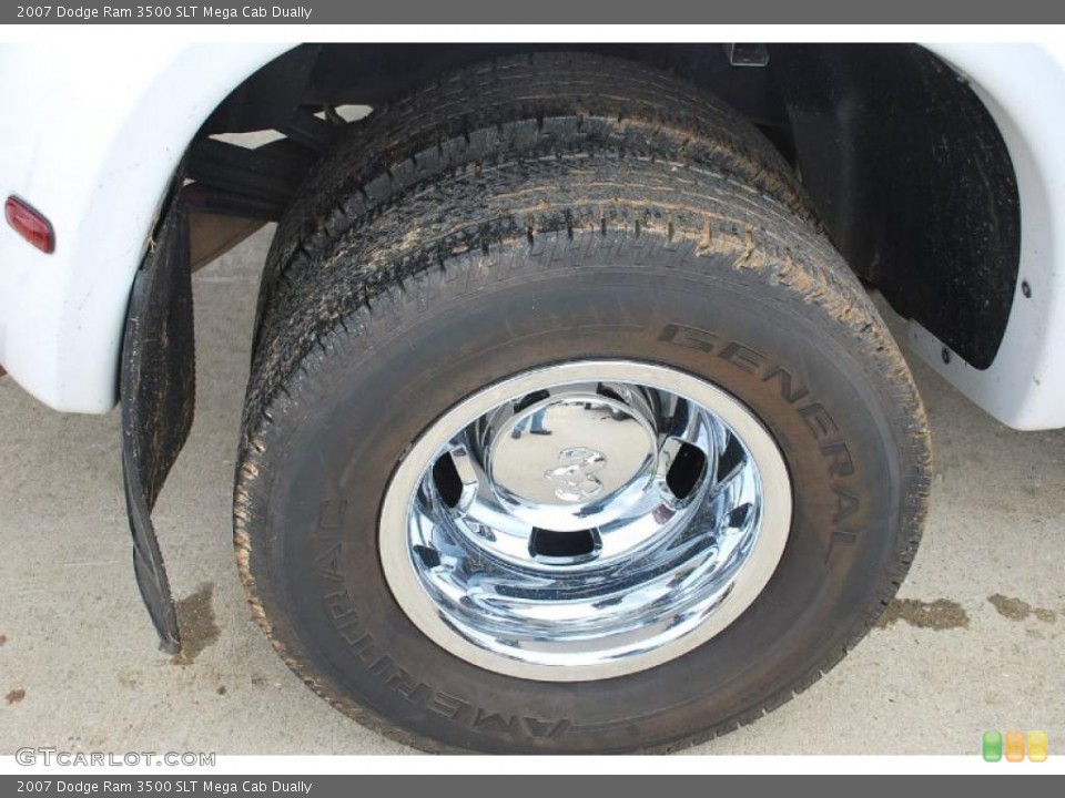 2007 Dodge Ram 3500 SLT Mega Cab Dually Wheel and Tire Photo #44034308