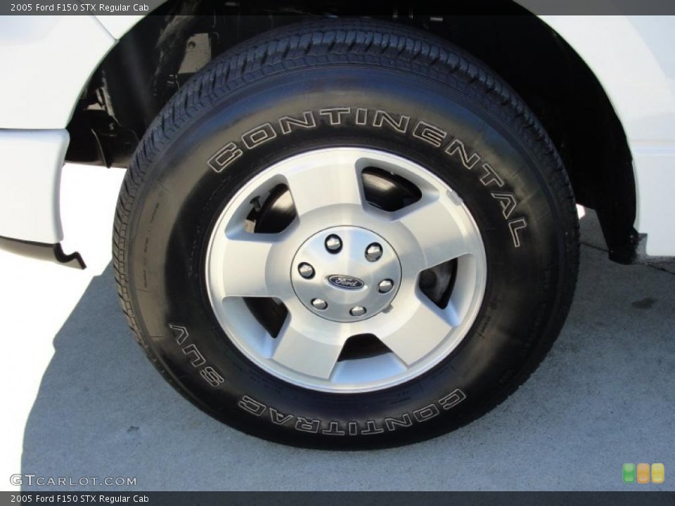 2005 Ford F150 STX Regular Cab Wheel and Tire Photo #44076904