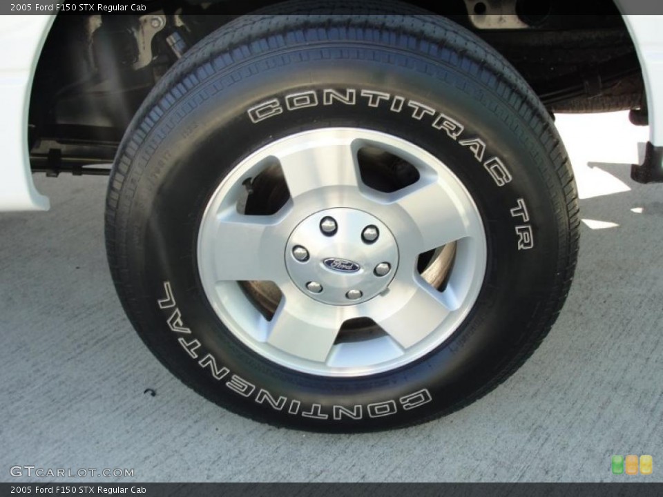 2005 Ford F150 STX Regular Cab Wheel and Tire Photo #44076912