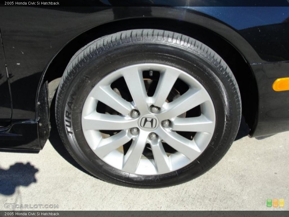 2005 Honda Civic Si Hatchback Wheel and Tire Photo #44077349