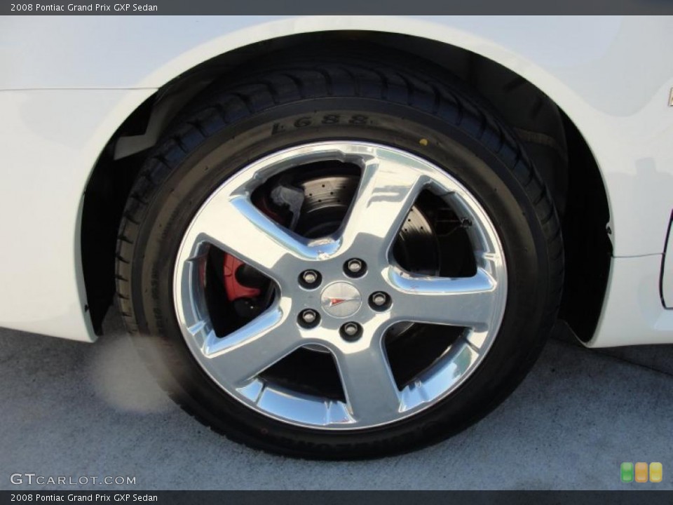 2008 Pontiac Grand Prix GXP Sedan Wheel and Tire Photo #44079350