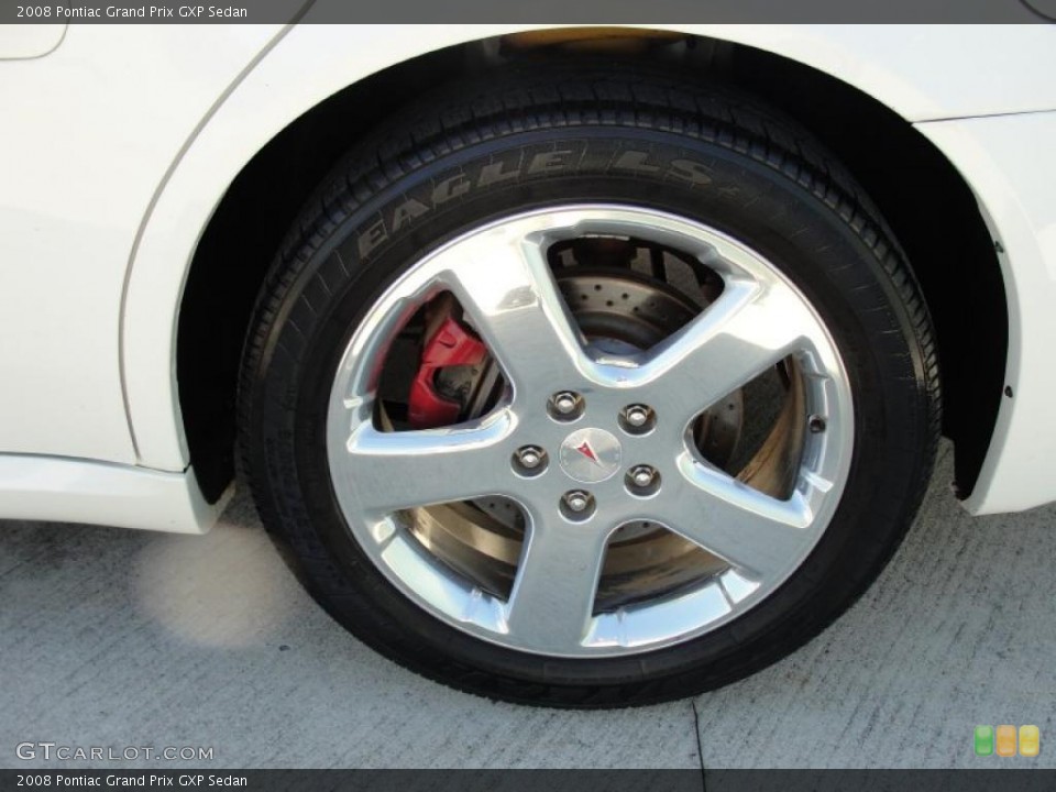 2008 Pontiac Grand Prix GXP Sedan Wheel and Tire Photo #44079362