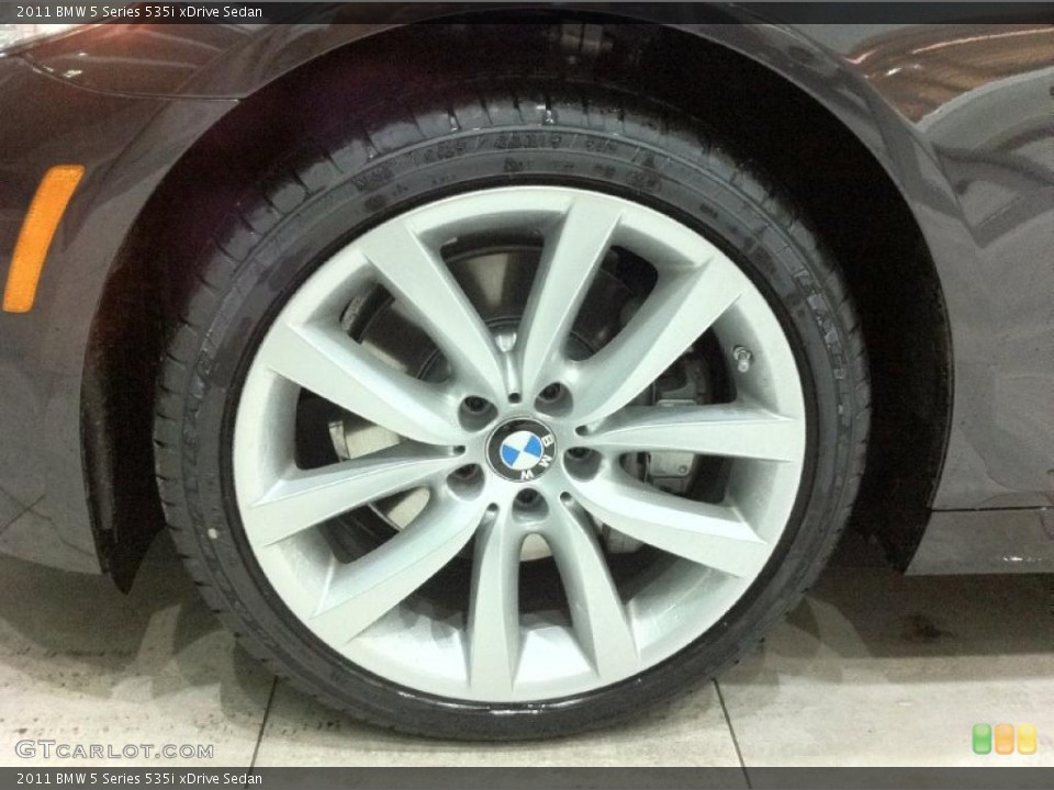 2011 BMW 5 Series 535i xDrive Sedan Wheel and Tire Photo #44082850