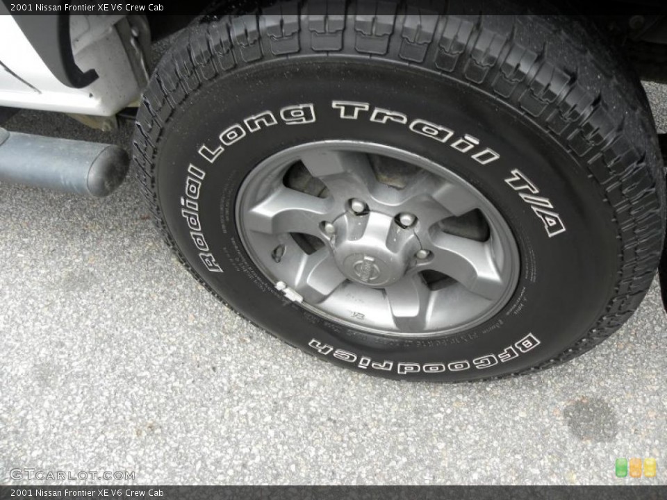 2001 Nissan Frontier XE V6 Crew Cab Wheel and Tire Photo #44085712