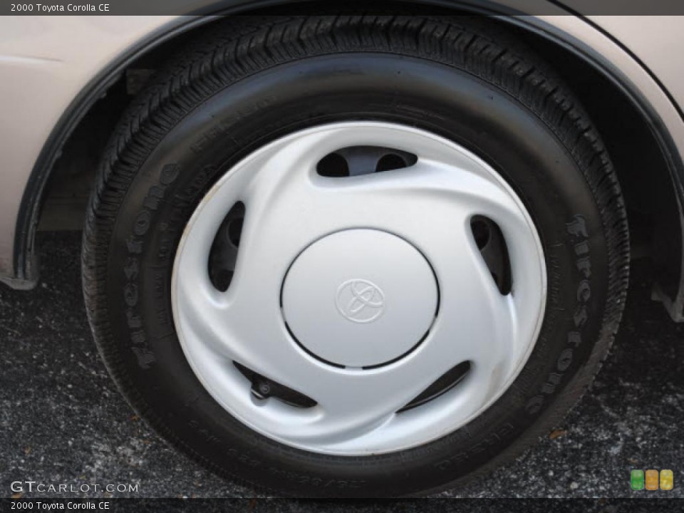 2000 Toyota Corolla CE Wheel and Tire Photo #44089676