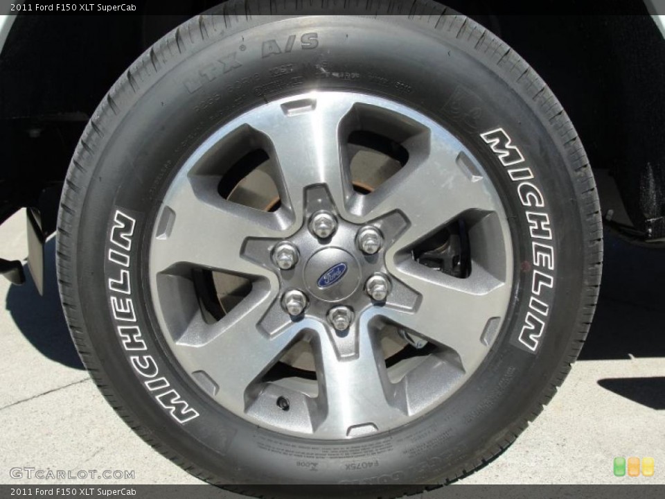 2011 Ford F150 XLT SuperCab Wheel and Tire Photo #44098248