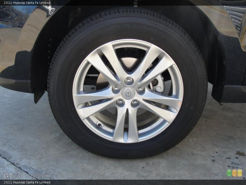 2011 Hyundai Santa Fe Limited Wheel and Tire Photo #44100032