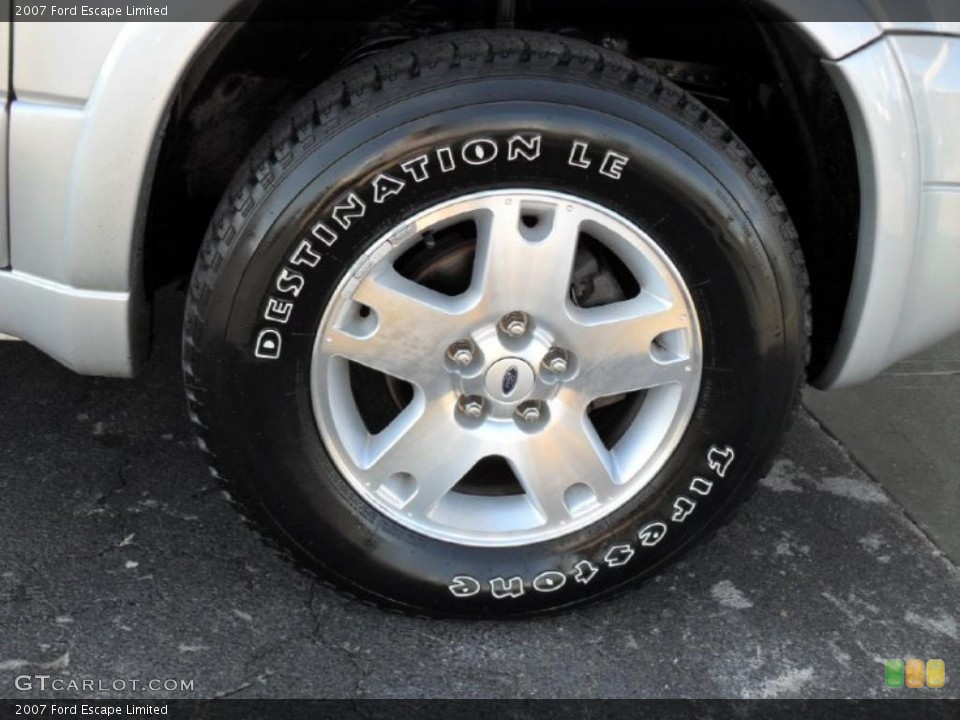 2007 Ford Escape Limited Wheel and Tire Photo #44100076