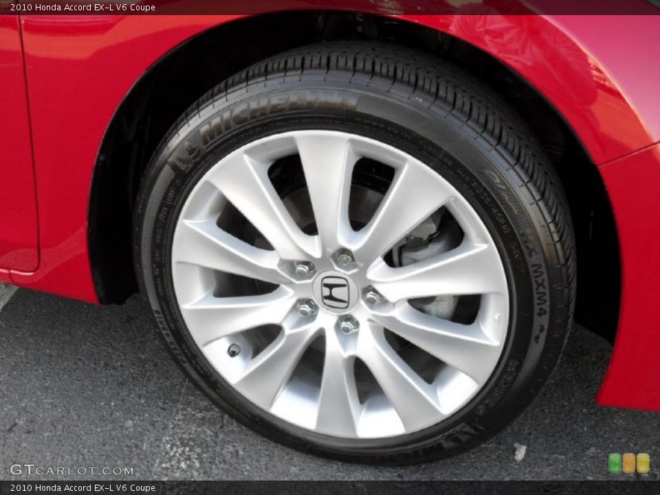 2010 Honda Accord EX-L V6 Coupe Wheel and Tire Photo #44105153