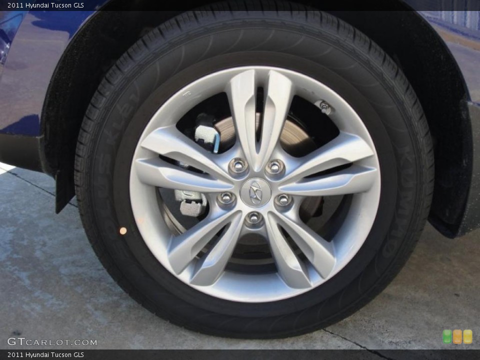 2011 Hyundai Tucson GLS Wheel and Tire Photo #44110174