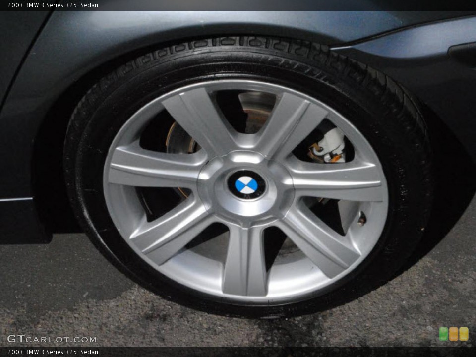 2003 BMW 3 Series 325i Sedan Wheel and Tire Photo #44119144
