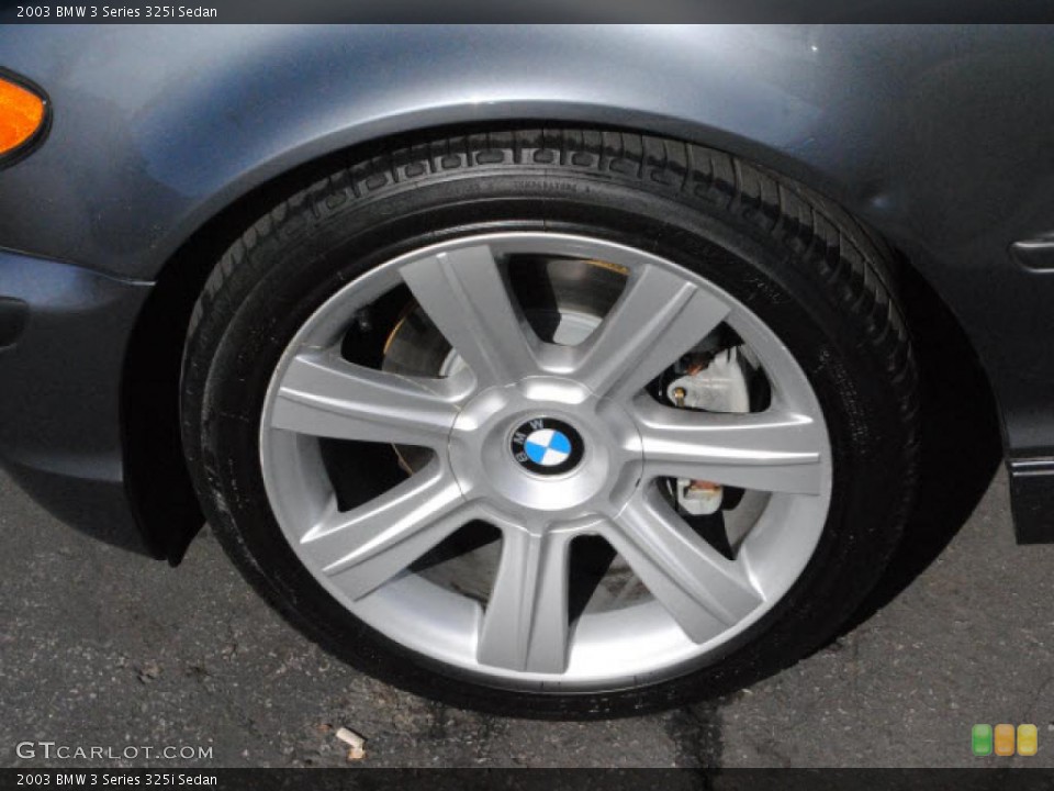 2003 BMW 3 Series 325i Sedan Wheel and Tire Photo #44119330