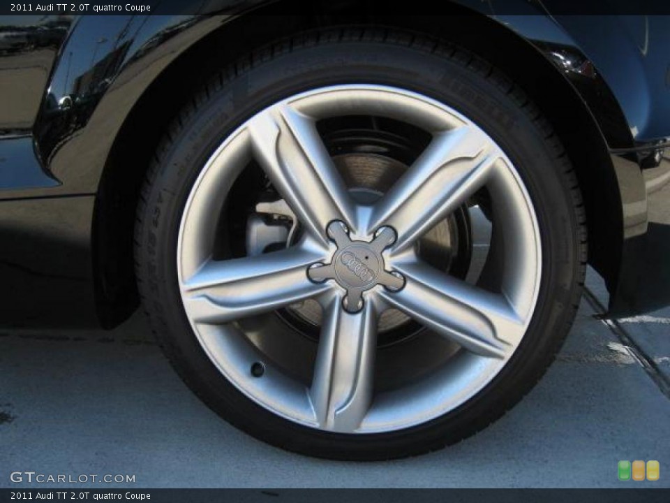 2011 Audi TT 2.0T quattro Coupe Wheel and Tire Photo #44121026