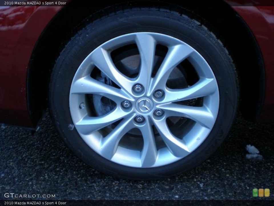 2010 Mazda MAZDA3 s Sport 4 Door Wheel and Tire Photo #44123234