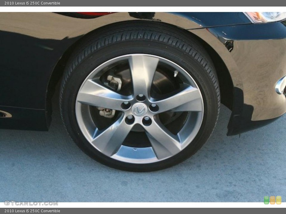 2010 Lexus IS 250C Convertible Wheel and Tire Photo #44138354