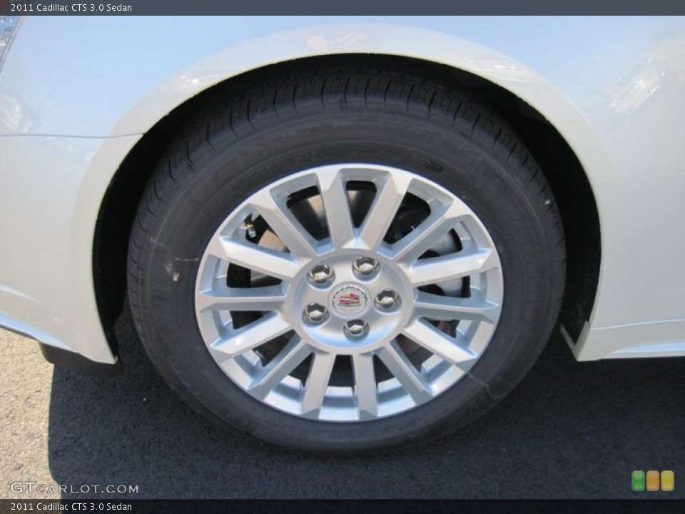 2011 Cadillac CTS 3.0 Sedan Wheel and Tire Photo #44140730