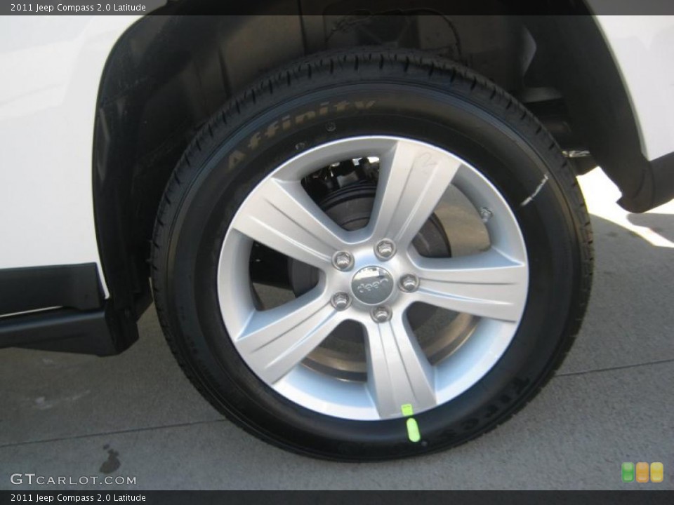 2011 Jeep Compass 2.0 Latitude Wheel and Tire Photo #44160804