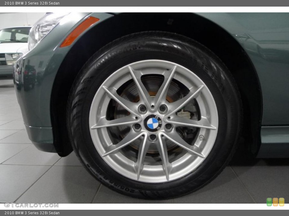 2010 BMW 3 Series 328i Sedan Wheel and Tire Photo #44161044