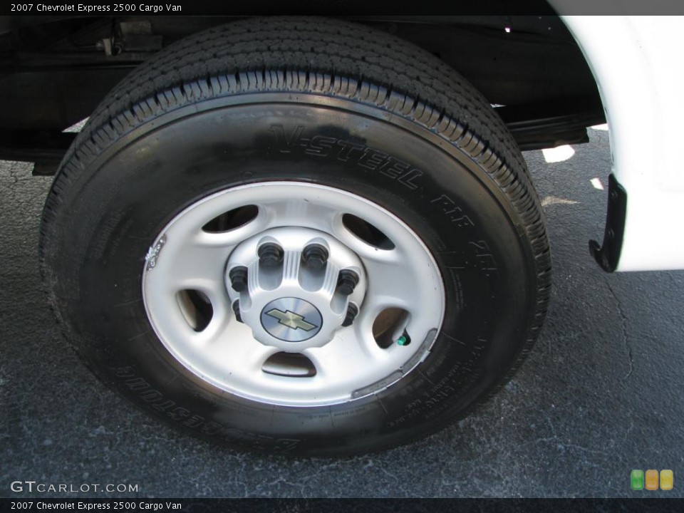 2007 Chevrolet Express 2500 Cargo Van Wheel and Tire Photo #44179062