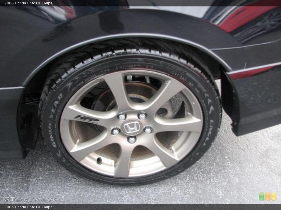 2006 Honda Civic EX Coupe Wheel and Tire Photo #44181840