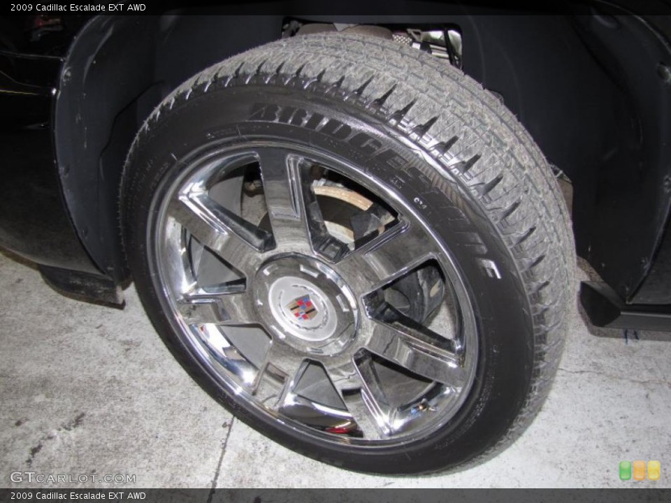 2009 Cadillac Escalade EXT AWD Wheel and Tire Photo #44189763