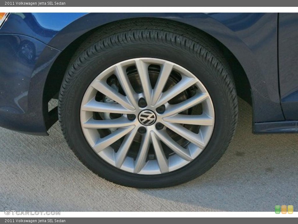 2011 Volkswagen Jetta SEL Sedan Wheel and Tire Photo #44191167