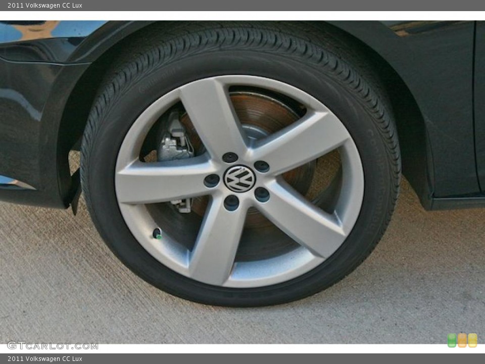 2011 Volkswagen CC Lux Wheel and Tire Photo #44191571