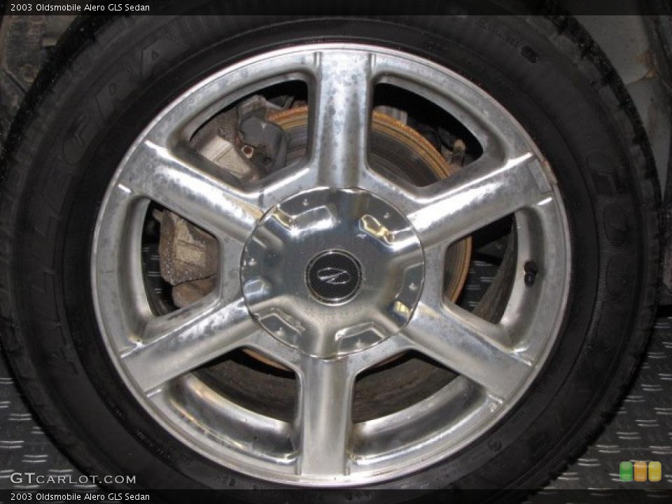 2003 Oldsmobile Alero GLS Sedan Wheel and Tire Photo #44193735