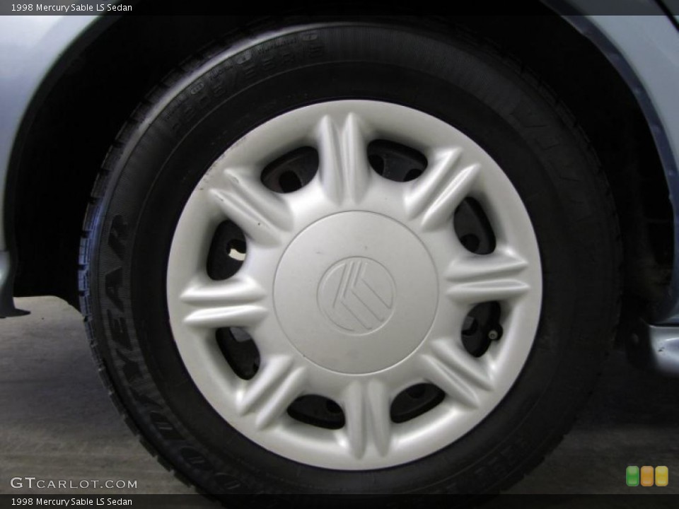 1998 Mercury Sable LS Sedan Wheel and Tire Photo #44193843