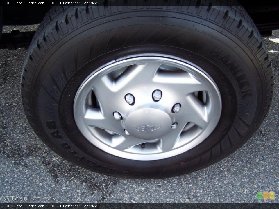 2010 Ford E Series Van E350 XLT Passenger Extended Wheel and Tire Photo #44200850