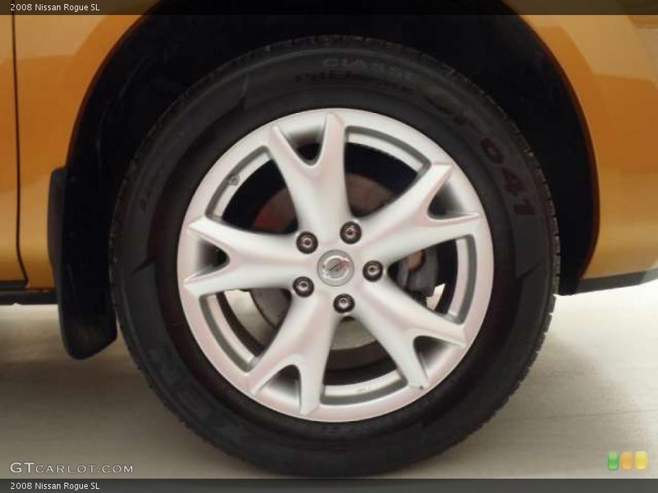2008 Nissan Rogue SL Wheel and Tire Photo #44206342