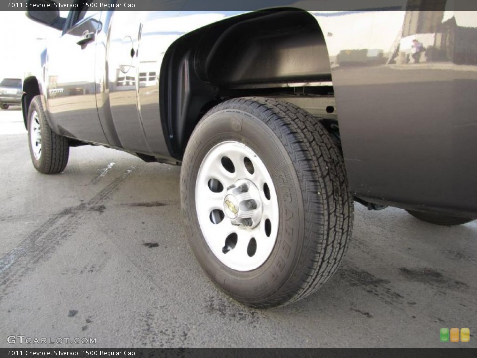 2011 Chevrolet Silverado 1500 Regular Cab Wheel and Tire Photo #44208967