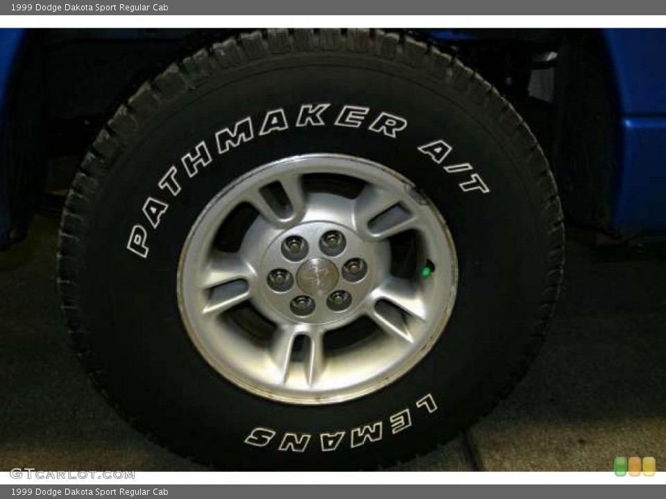 1999 Dodge Dakota Sport Regular Cab Wheel and Tire Photo #44215344