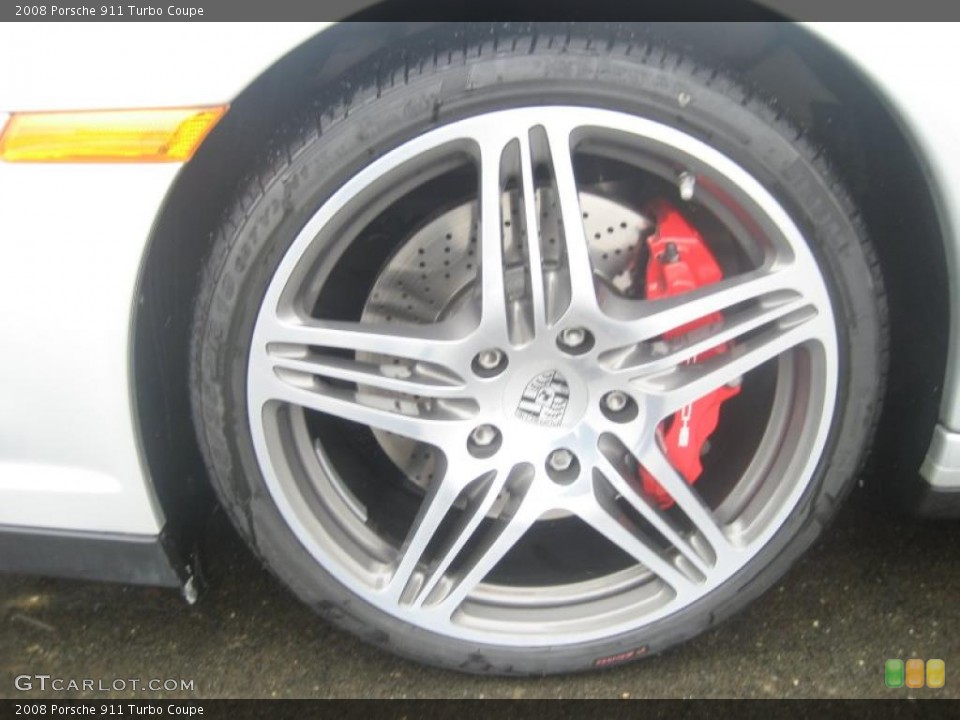 2008 Porsche 911 Turbo Coupe Wheel and Tire Photo #44219897
