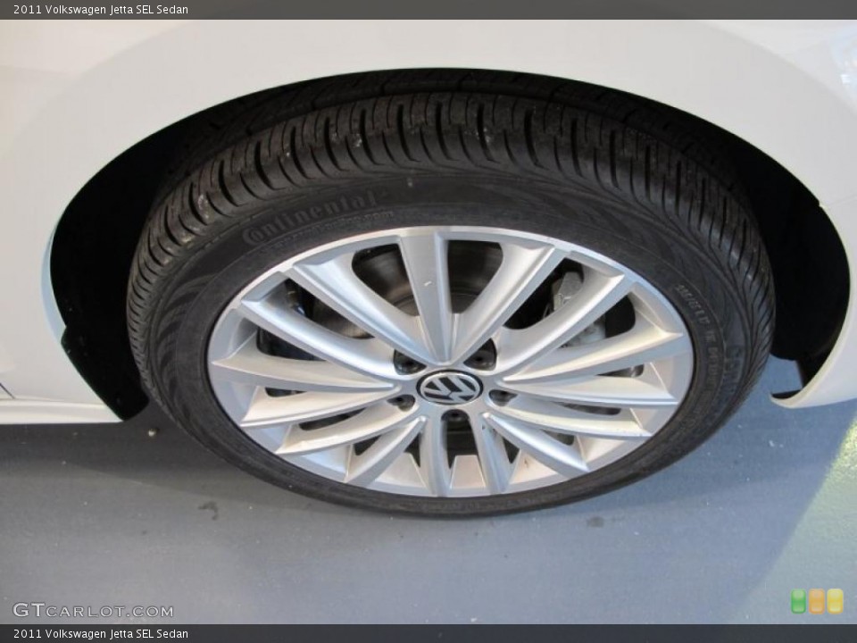 2011 Volkswagen Jetta SEL Sedan Wheel and Tire Photo #44220709