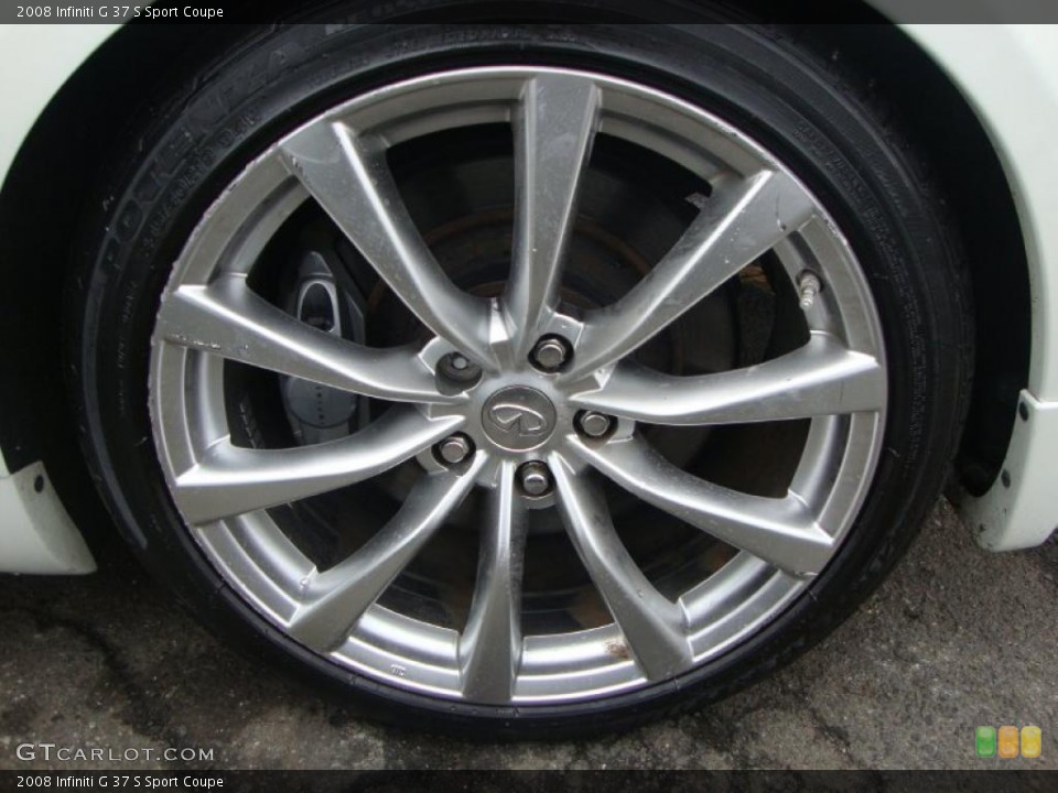 2008 Infiniti G 37 S Sport Coupe Wheel and Tire Photo #44224833