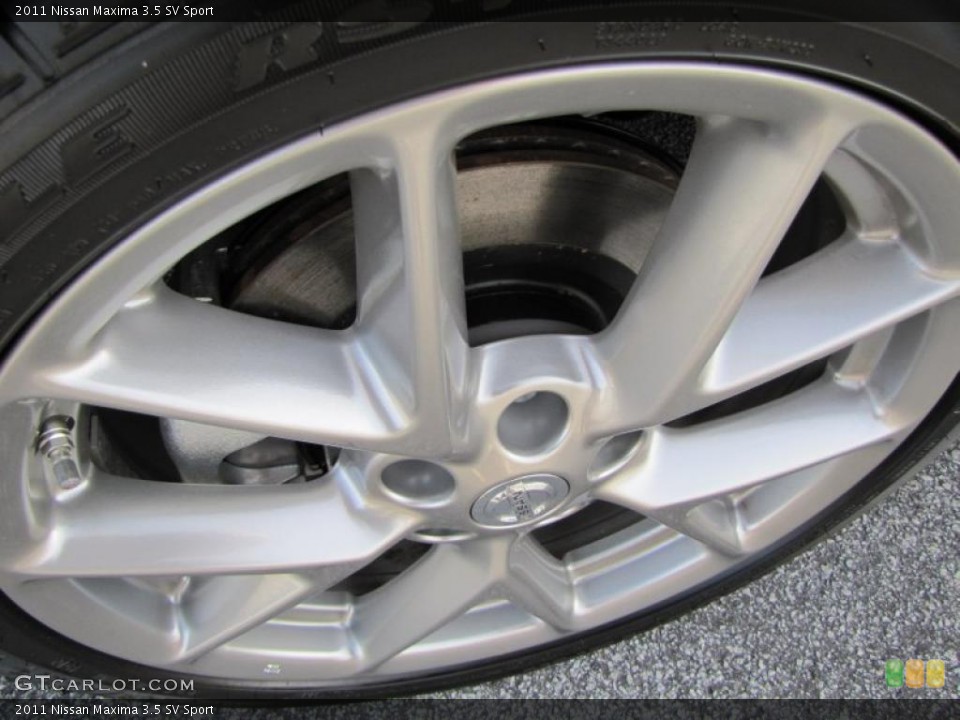 2011 Nissan Maxima 3.5 SV Sport Wheel and Tire Photo #44255116