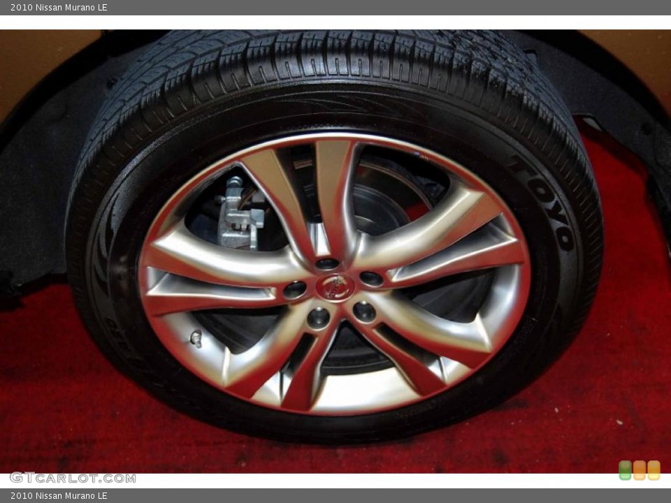 2010 Nissan Murano LE Wheel and Tire Photo #44256153